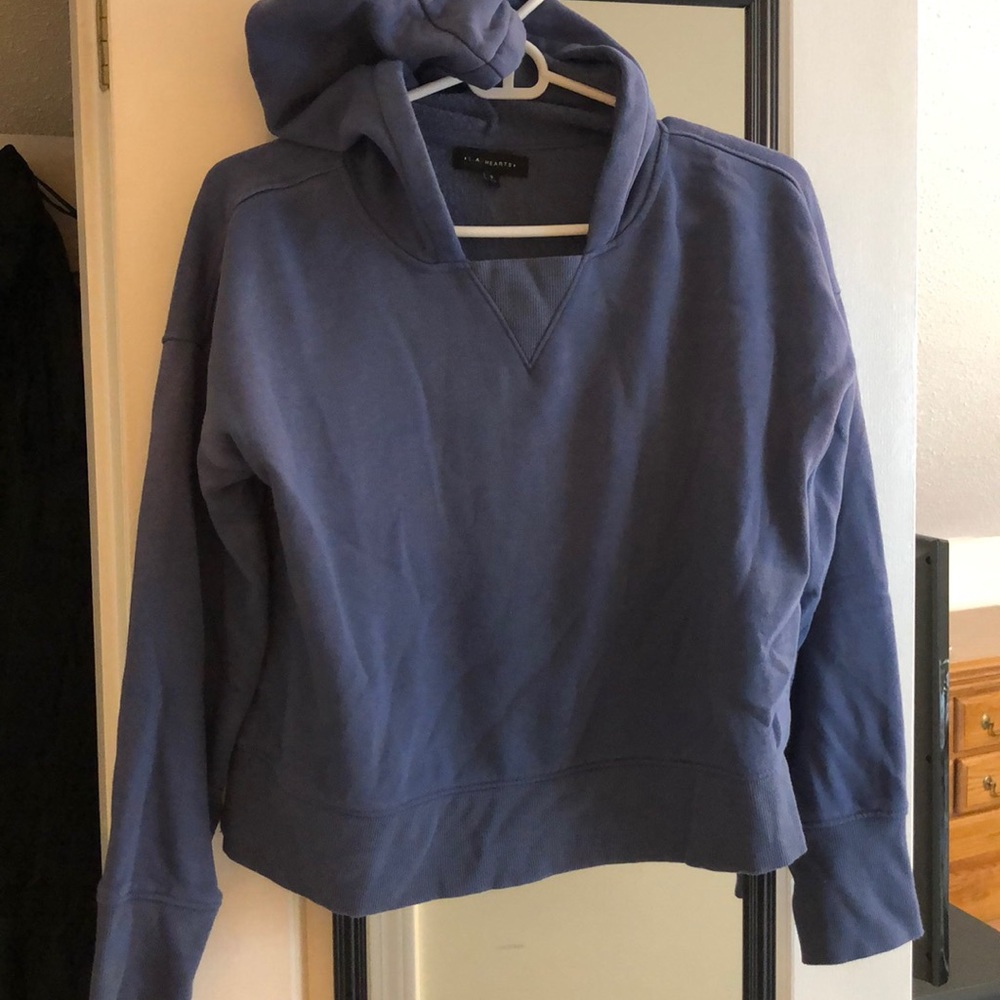 LA Hearts hoodie periwinkle